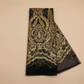 Tissu dentelle brodé noir et doré – Fête & Couture