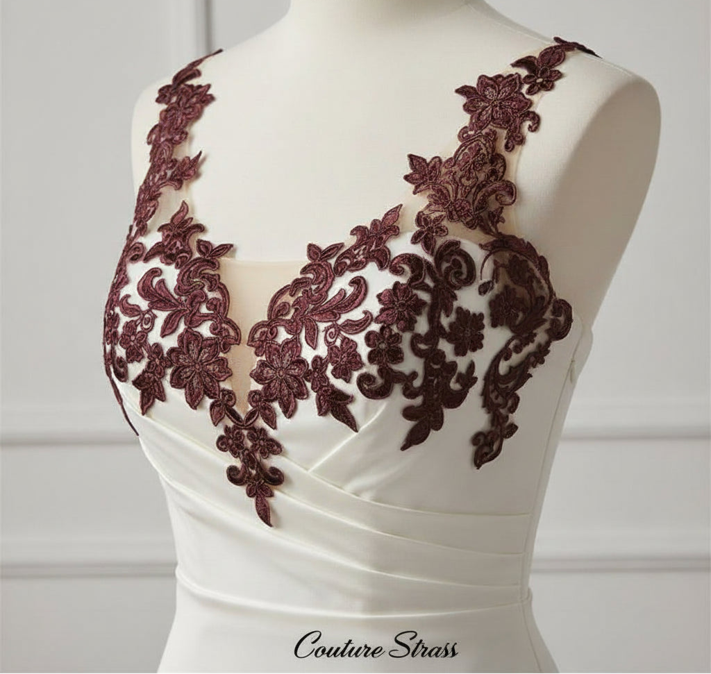 Appliques Brodées – Kit de 3 Pièces | Dentelle & Polyester