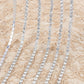 chaine de strass Crystal blanc a griffe argenté 