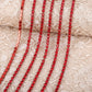 chaine de strass rouge-siam a griffe rouge 