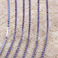 chaine de strass violet a griffe violet