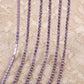 chaine de strass en violet-améthyste CL. a griffe violet