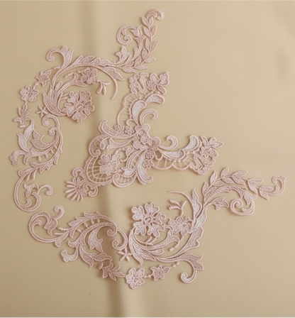 Appliques Brodées – Kit de 3 Pièces | Dentelle & Polyester