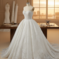 Dentelle polyester brodée – Tissu couture mariage