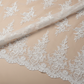 Dentelle polyester brodée – Tissu couture mariage