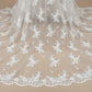 Dentelle polyester brodée – Tissu couture mariage