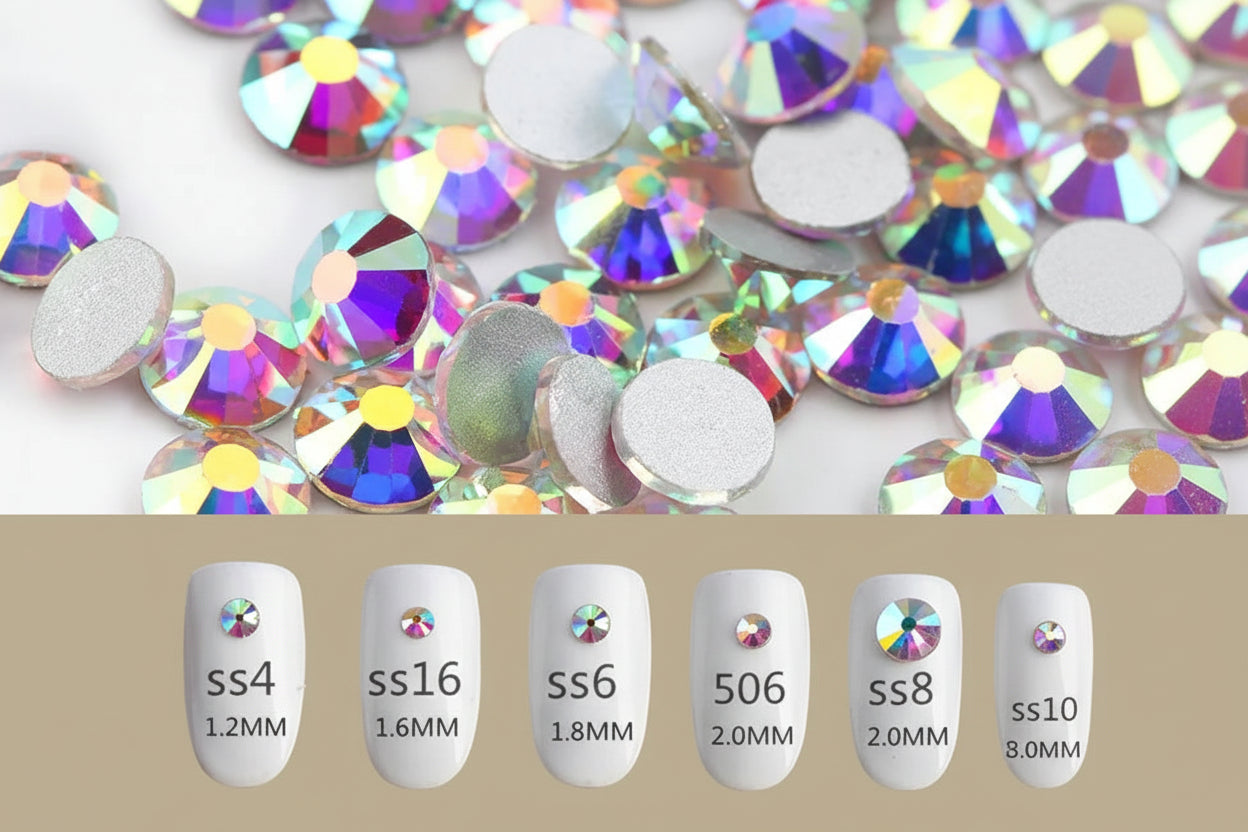 Strass à Coller en Verre | Flatback Non Thermocollant — Couture Strass