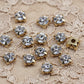 strass crystal blanc, griffe en métal a coudre 