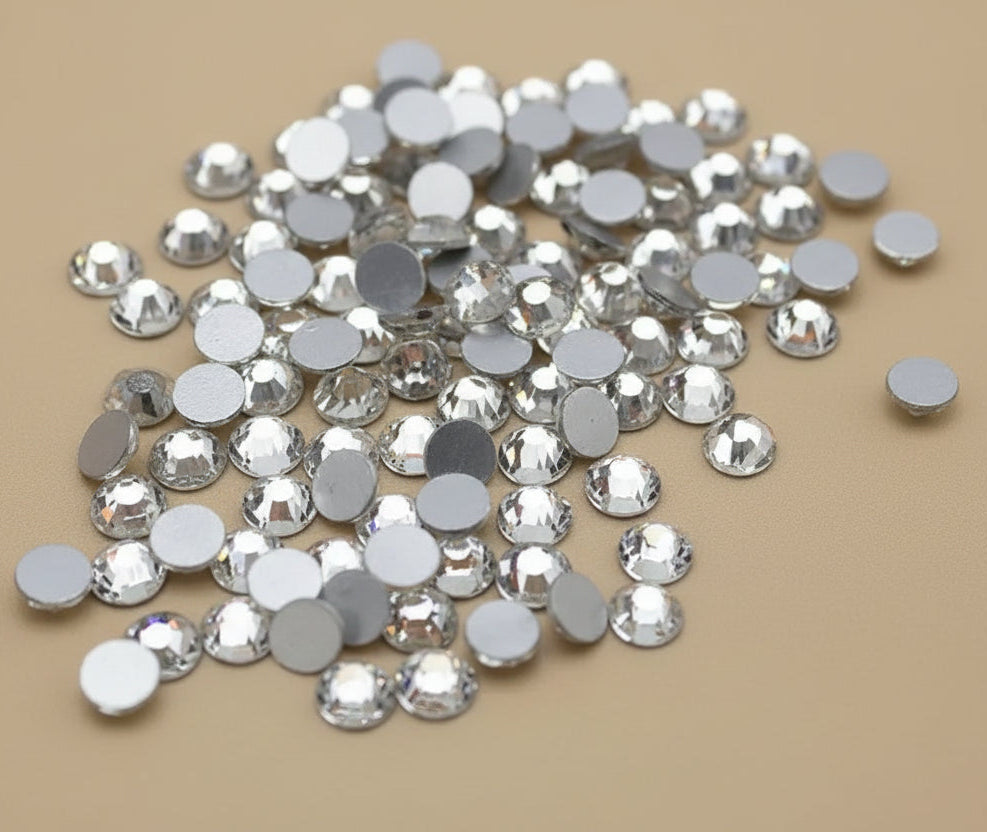 Strass à Coller en Verre | Flatback Non Thermocollant — Couture Strass