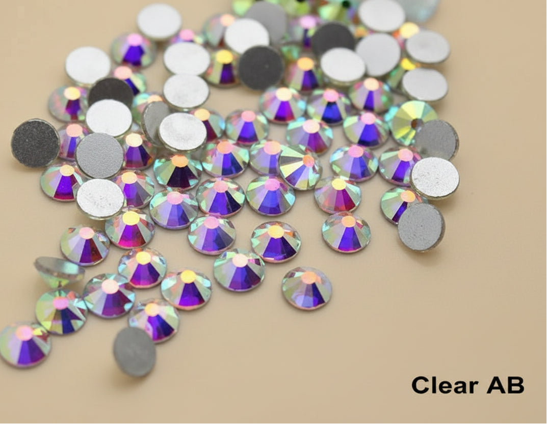 Strass à Coller en Verre | Flatback Non Thermocollant — Couture Strass