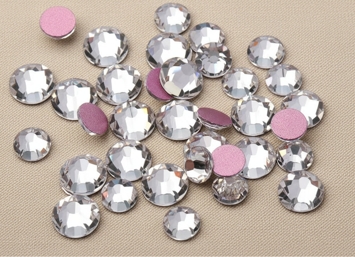 Strass à Coller en Verre | Flatback Non Thermocollant — Couture Strass