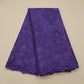 Dentelle brodée à perles – Tissu mariage & fête | 8 couleurs