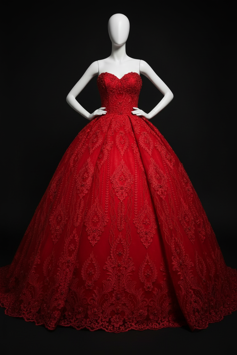 Dentelle brodée à perles – Tissu mariage & fête | 8 couleurs