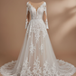 Dentelle polyester brodée – Tissu couture mariage